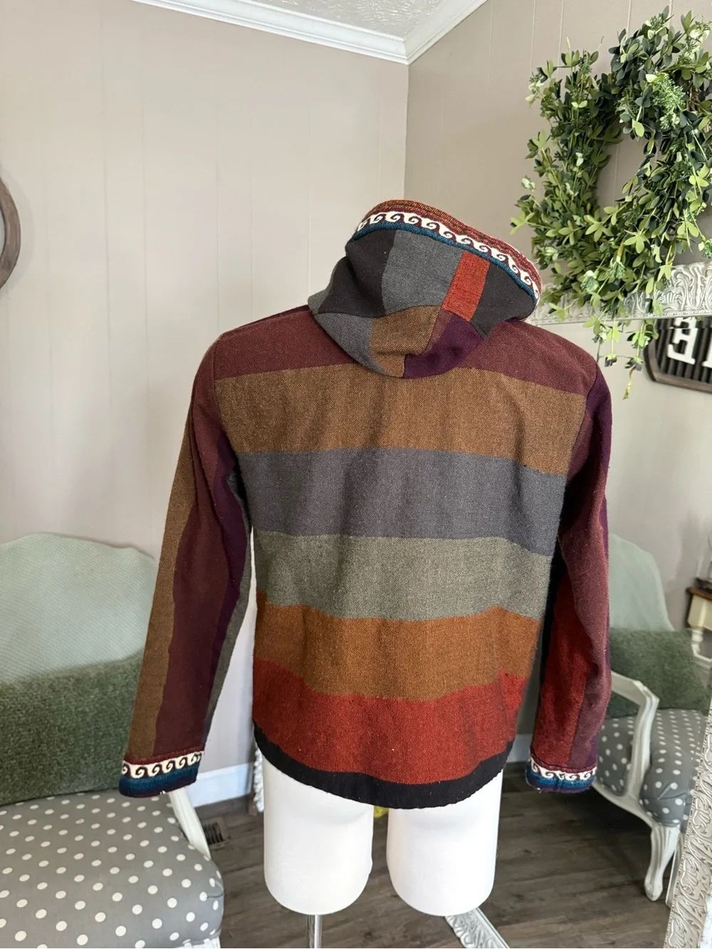Native Sun • Wool/Cotton Full Zip Hoodie Jacket